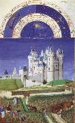 unknow artist Brothers Van Limburg September, page from the Tres riched heures du duc the Berry china oil painting artist